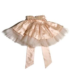 Madmoiselle Charlotte little girls 2Y silk fluffy tutu skirt